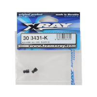 Caloosa Trains And Hobbies XRAY Parts & Accessories XRA303431-K, XRAY 4.9mm Aluminum Ball End Set (Black) (2)