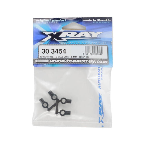 Caloosa Trains And Hobbies XRAY Parts & Accessories XRA303454, XRAY 5mm Open Ball Joint (4) (T2)