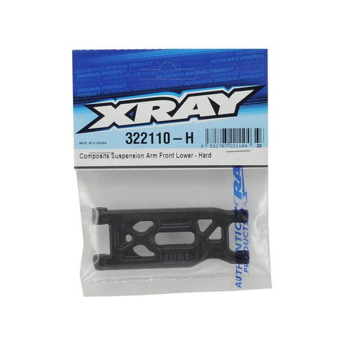 Caloosa Trains And Hobbies XRAY Parts & Accessories XRA322110-H, XRAY XB2 Front Lower Composite Suspension Arm (Hard)