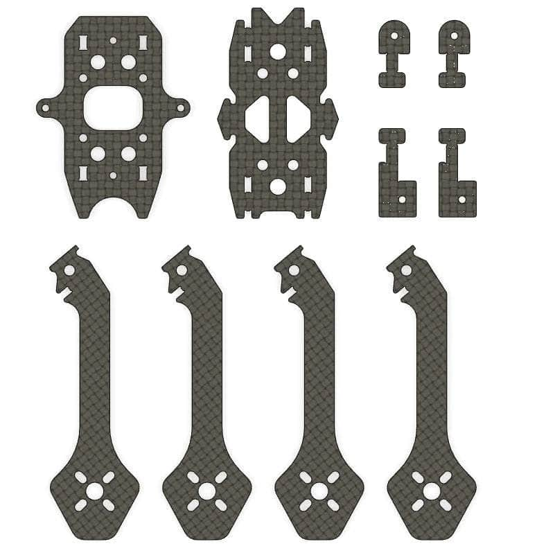 FIVE33 TinyTrainer V2 3" Replacement Carbon & Hardware