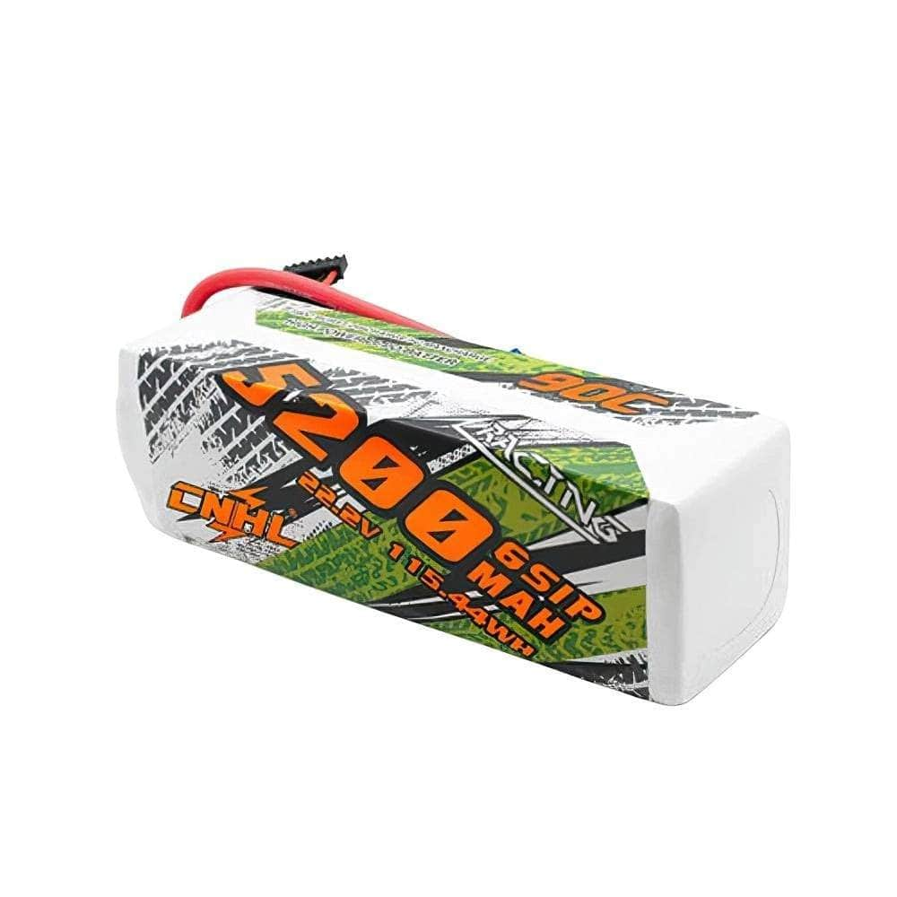 CNHL 5200mAh 6S 90C 22.2V LiPo Battery - EC5