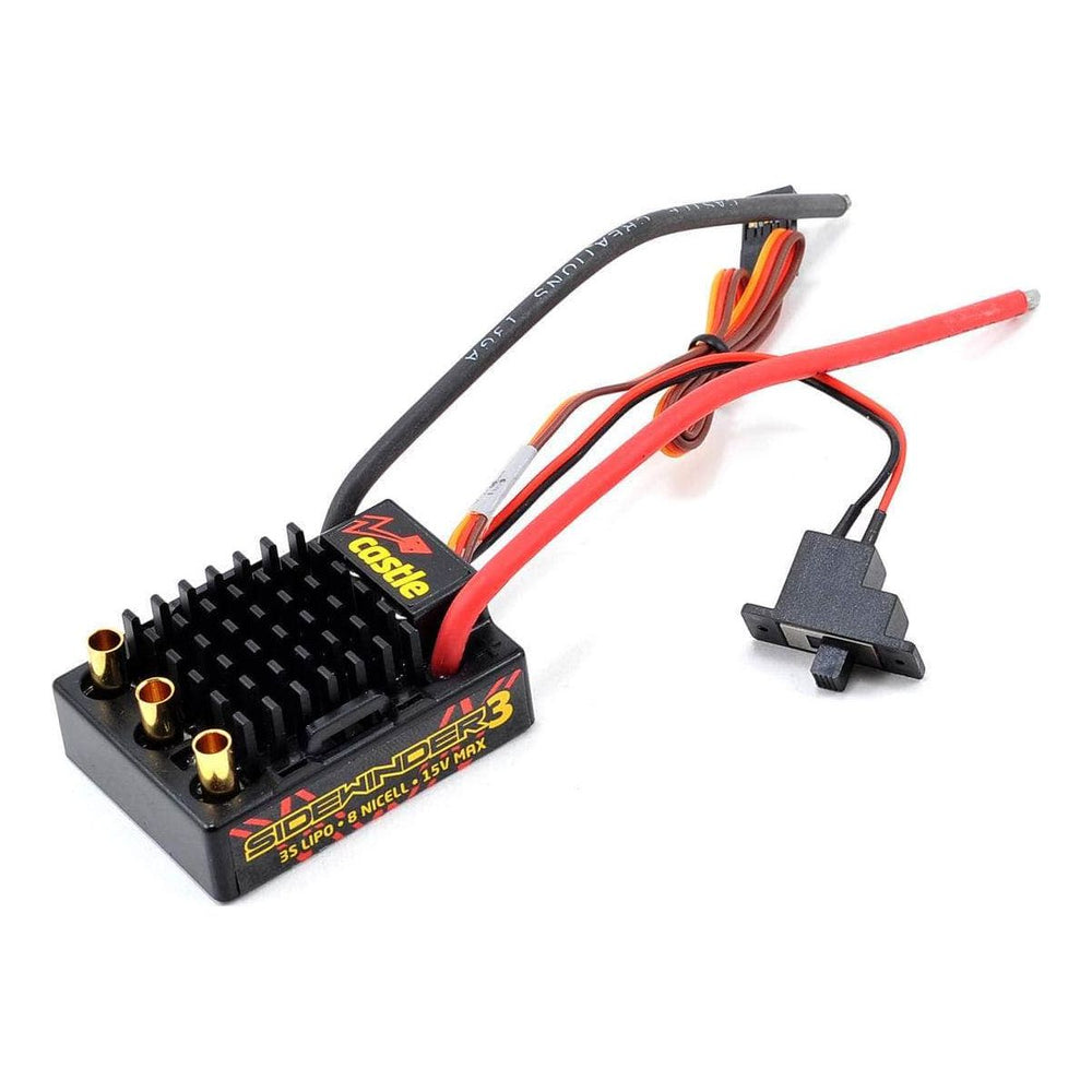 CSE010-0115-00, Castle Creations Sidewinder 3 Waterproof 1/10 Sport ESC