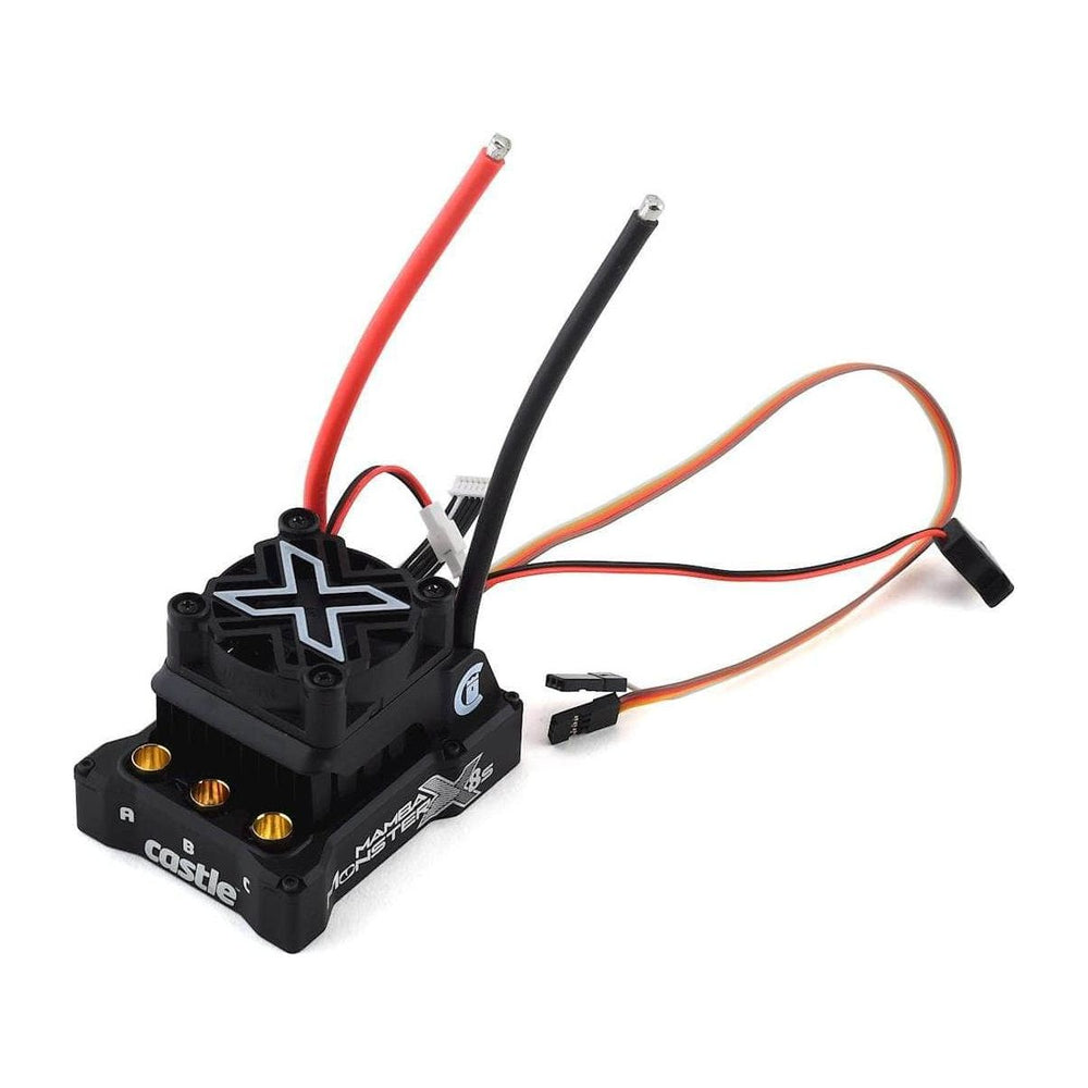 CSE010016502, Castle Creations Mamba Monster X 8S 1/6 ESC/Motor Combo w/1717 Sensored Motor (1650kV)