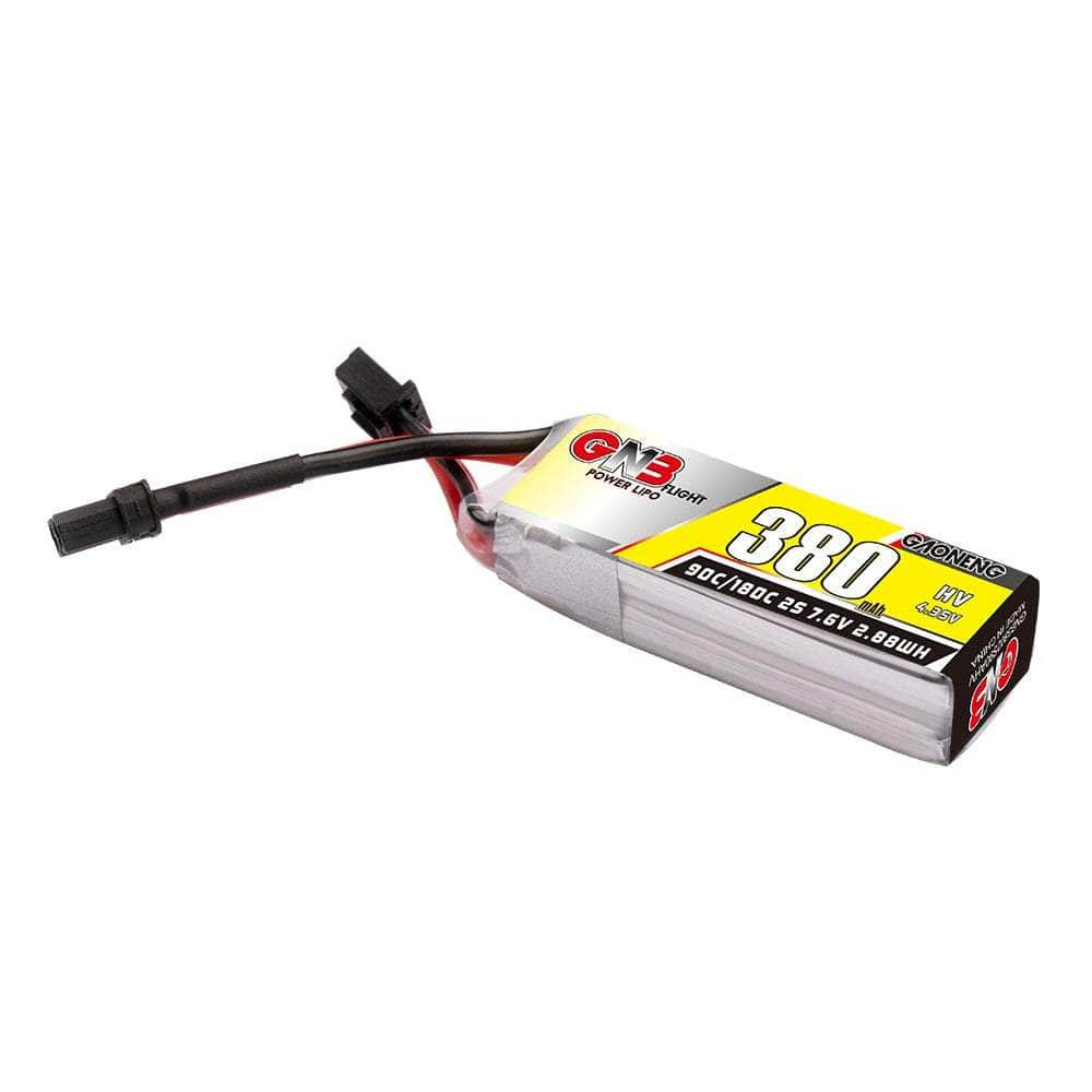 Gaoneng GNB 7.6V 2S 380mAh 90C LiHV Micro Battery - XT30