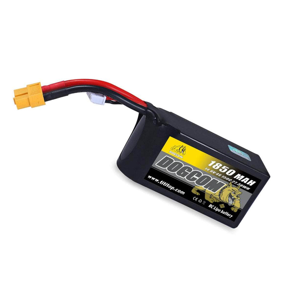 DOGCOM Battery DogCom 14.8V 4S 1850mAh 150C LiPo Battery - XT60