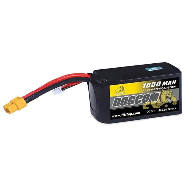 DOGCOM Battery DogCom 22.2V 6S 1850mAh 150C LiPo Battery - XT60