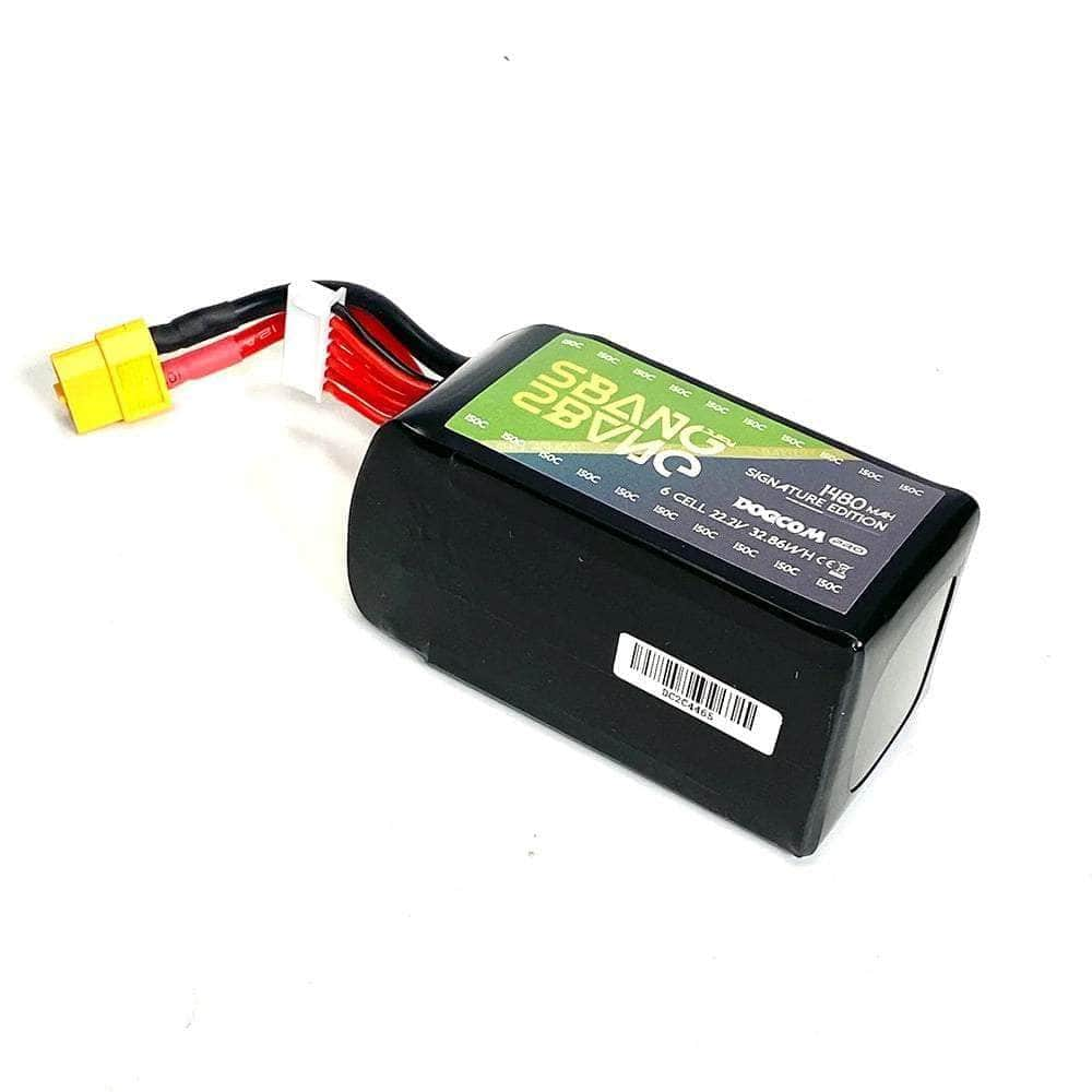 DOGCOM Battery DogCom SBang 22.2V 6S 1480mAh 150C LiPo Battery - XT60