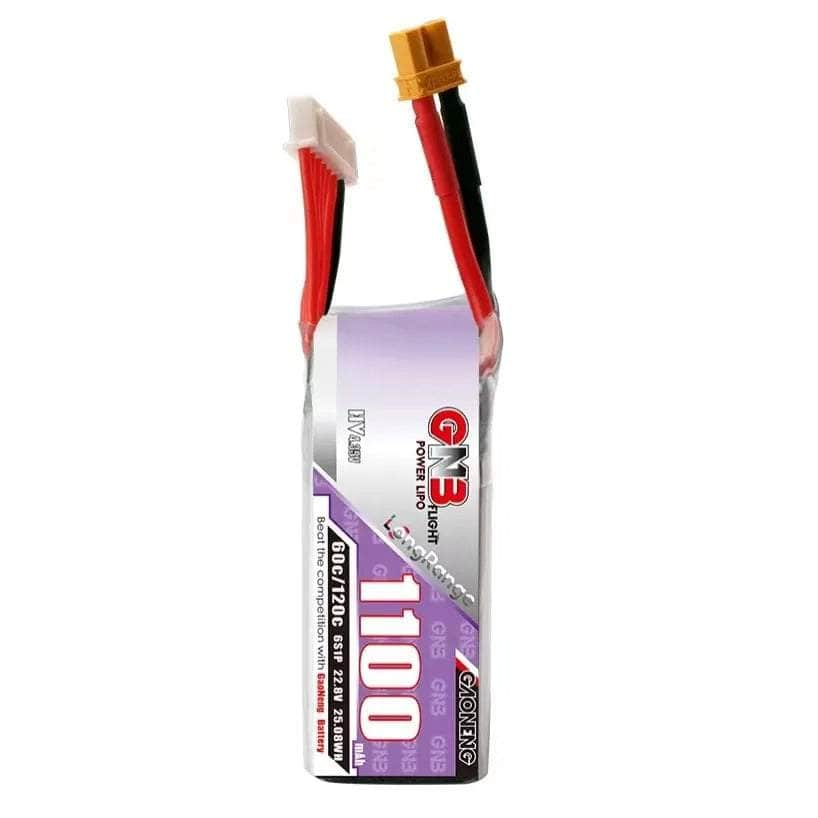 Gaoneng GNB 22.8V 6S 1100mAh 60C LiHV Battery - XT30