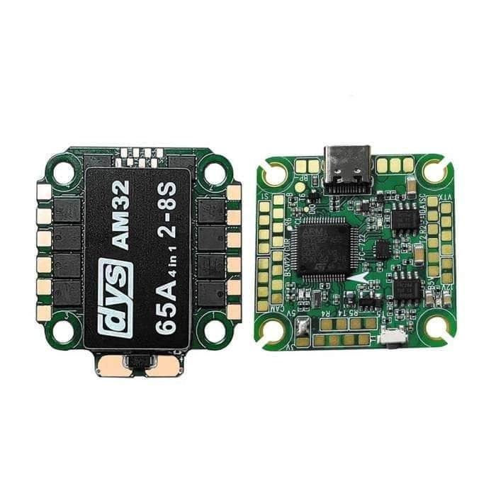 DYS F7 2-8S 30x30 Stack/Combo (F722 FC / 65A AM32 4in1 ESC)