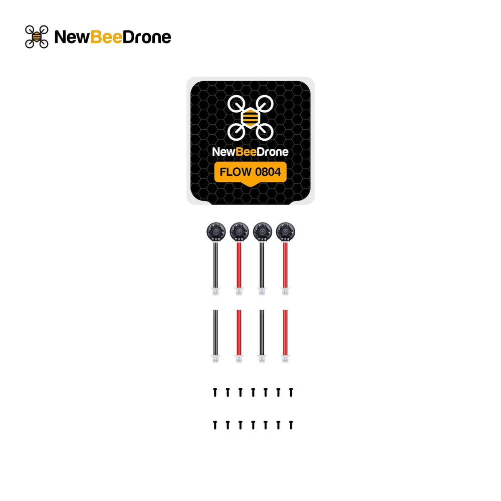 NewBeeDrone Flow 0804 Dual Ball-Bearing Whoop Motor 12000KV&19000KV&25000KV (4PACK)