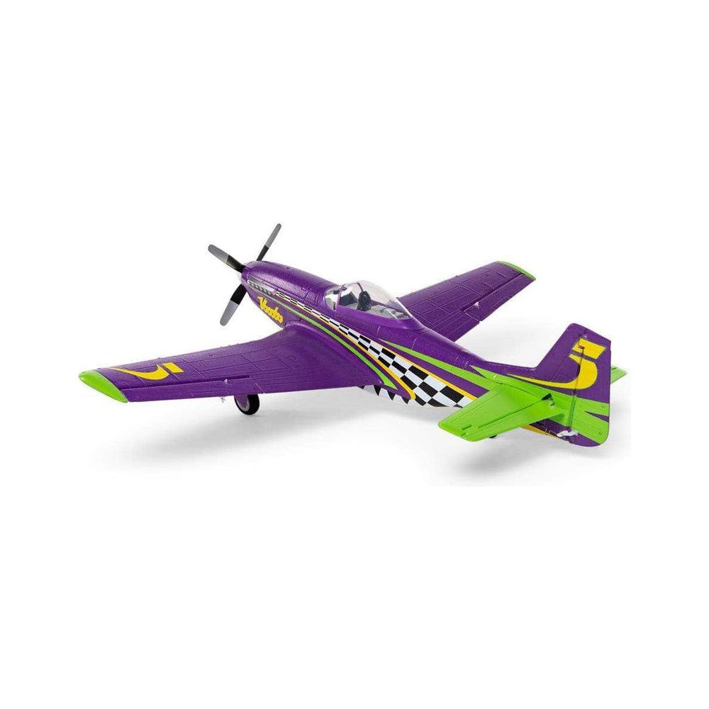 EFLU4350, E-flite UMX P-51D Voodoo BNF Basic Electric Airplane (493mm) w/AS3X & SAFE Select