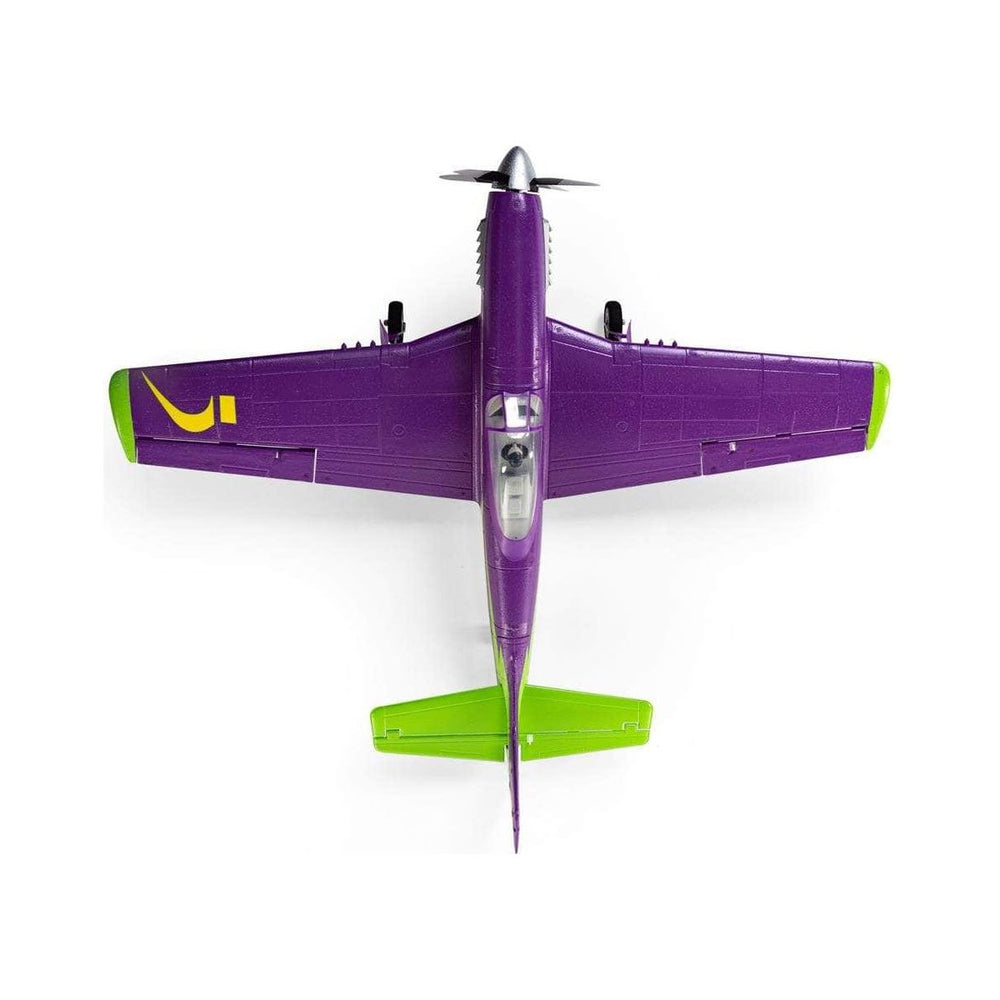 EFLU4350, E-flite UMX P-51D Voodoo BNF Basic Electric Airplane (493mm) w/AS3X & SAFE Select