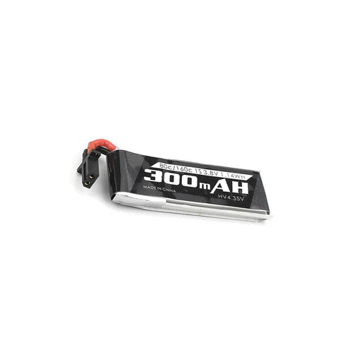 EMAX Battery Emax Nanohawk  3.8V 1S 300mAh 60C LiHV Whoop/Micro Battery w/ Cabled GNB27