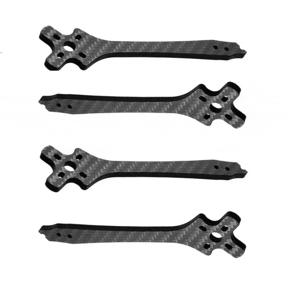 FLYFISH CARBON Frame Part RDQ Source One V4 5" 4mm Arms (4Pcs)