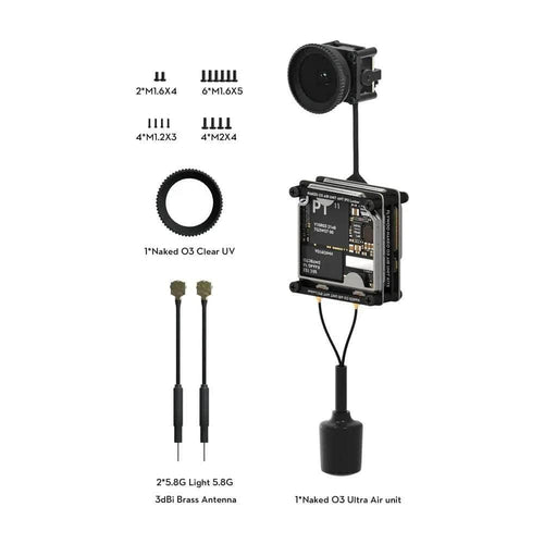 FLYWOO Camera VTX Flywoo Naked O3 Ultra Air Unit (w/ Camera, VTX Module & Antennas)