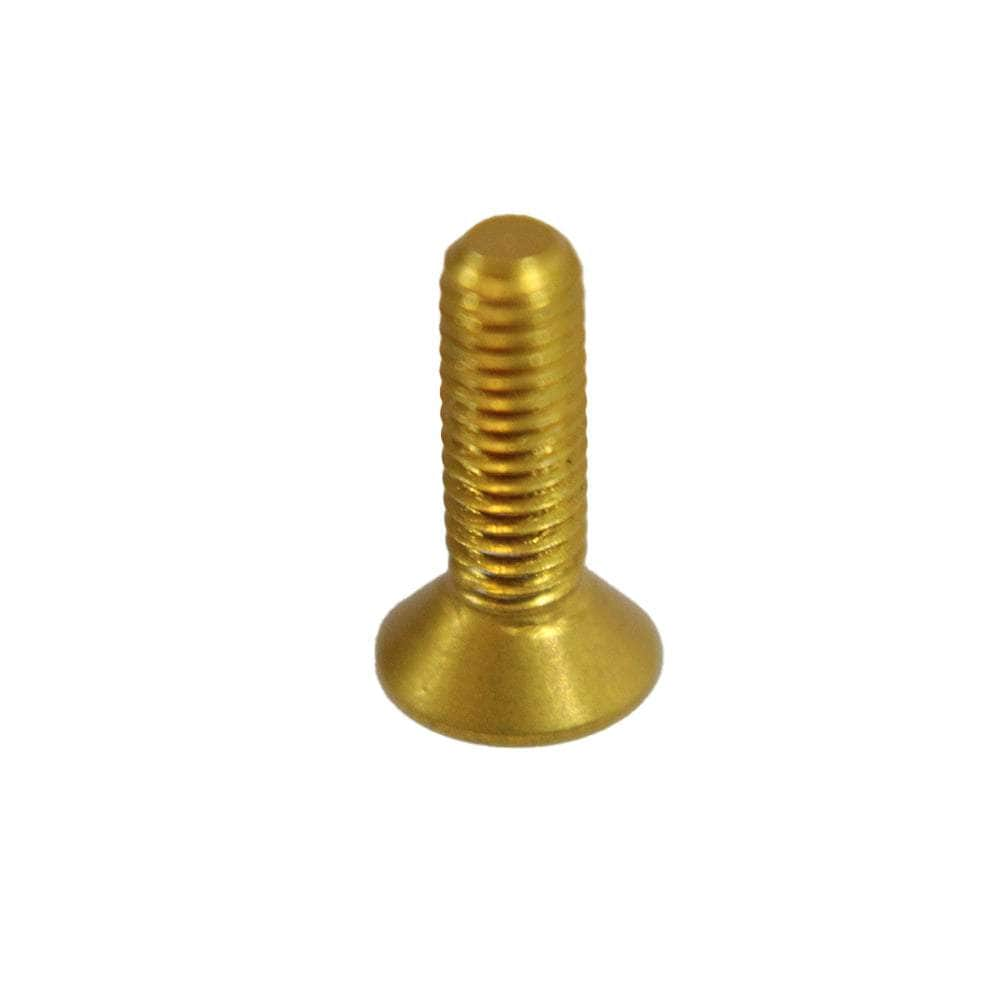 FPVELITE Hardware Gold / 10mm M3 7075 Aluminum Counter Sunk Hex Screw (20PCS) - Choose Your Color & Size