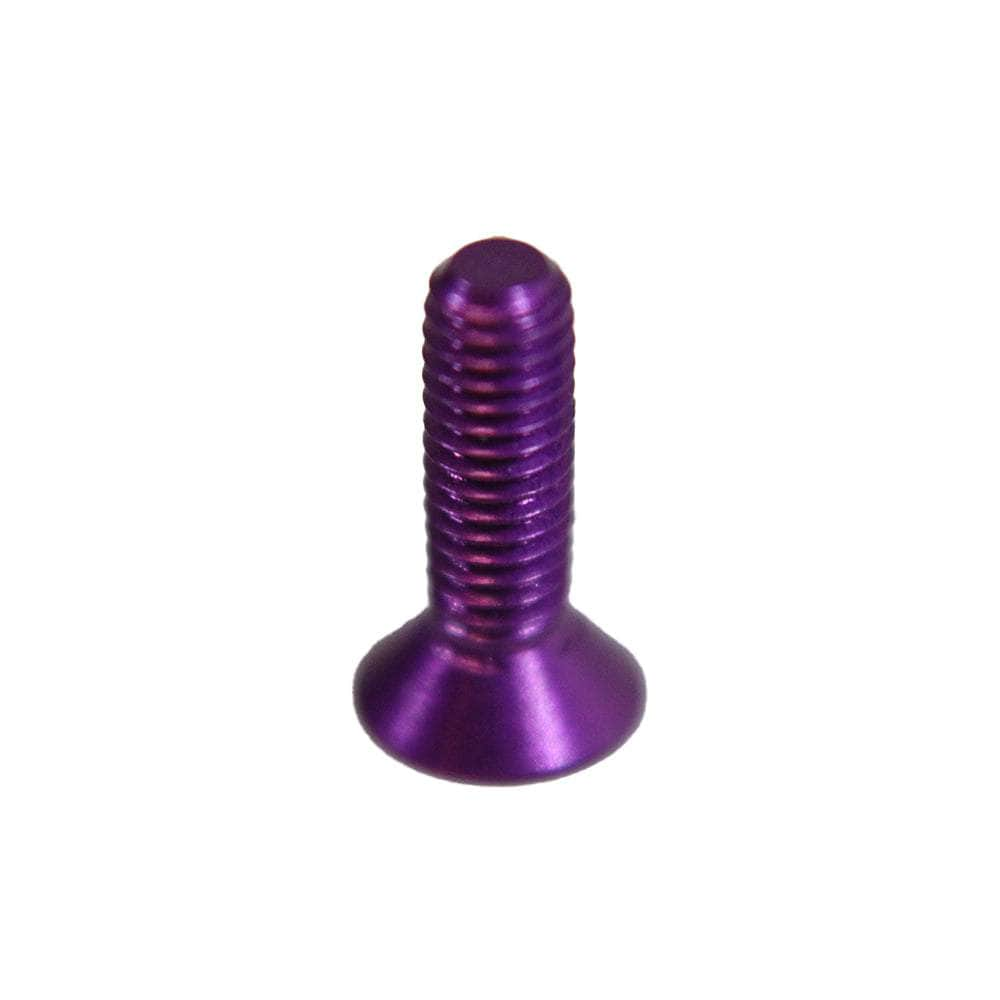 FPVELITE Hardware Purple / 10mm M3 7075 Aluminum Counter Sunk Hex Screw (20PCS) - Choose Your Color & Size