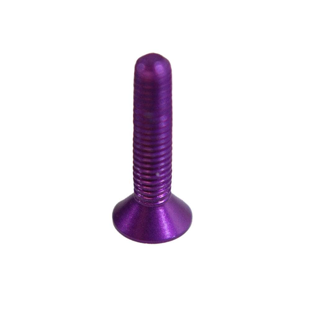 FPVELITE Hardware Purple / 14mm M3 7075 Aluminum Counter Sunk Hex Screw (20PCS) - Choose Your Color & Size