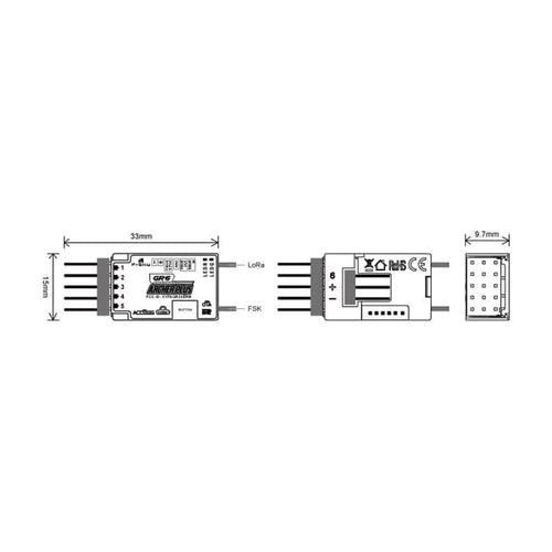 FRSKY RC RX Frsky Archer Plus GR6 2.4GHz Receiver