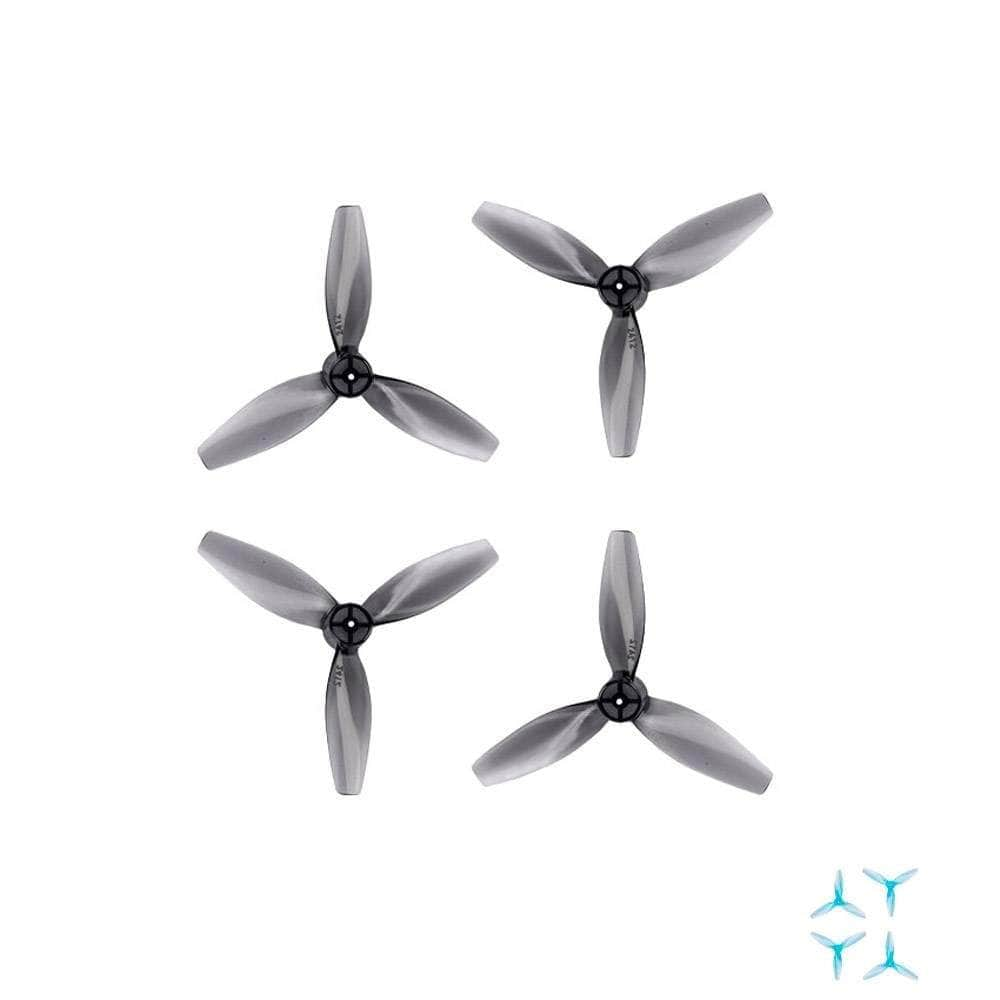 Gemfan 2412 3-Blade Propeller (Set of 8) - 1.5mm Shaft