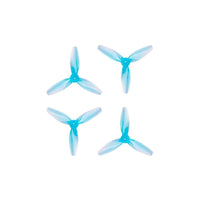 GEMFAN Prop Blue Gemfan 2412 3-Blade Propeller (Set of 8) - 1.5mm Shaft