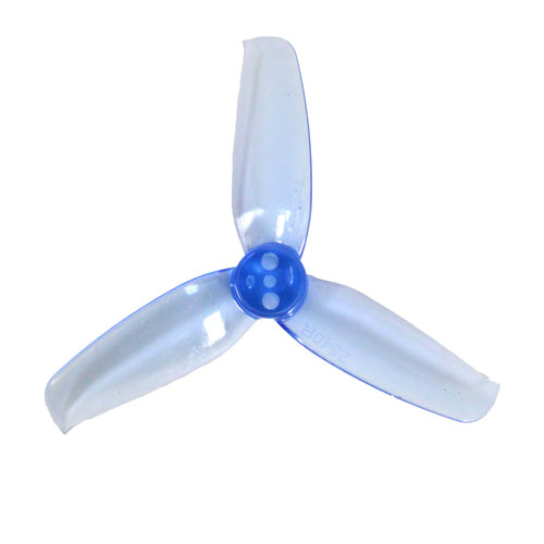 GEMFAN Prop Clear Blue Gemfan Flash 2540 Tri-Blade 2.5" Prop (1.5mm Shaft) 8 Pack - Choose Your Color