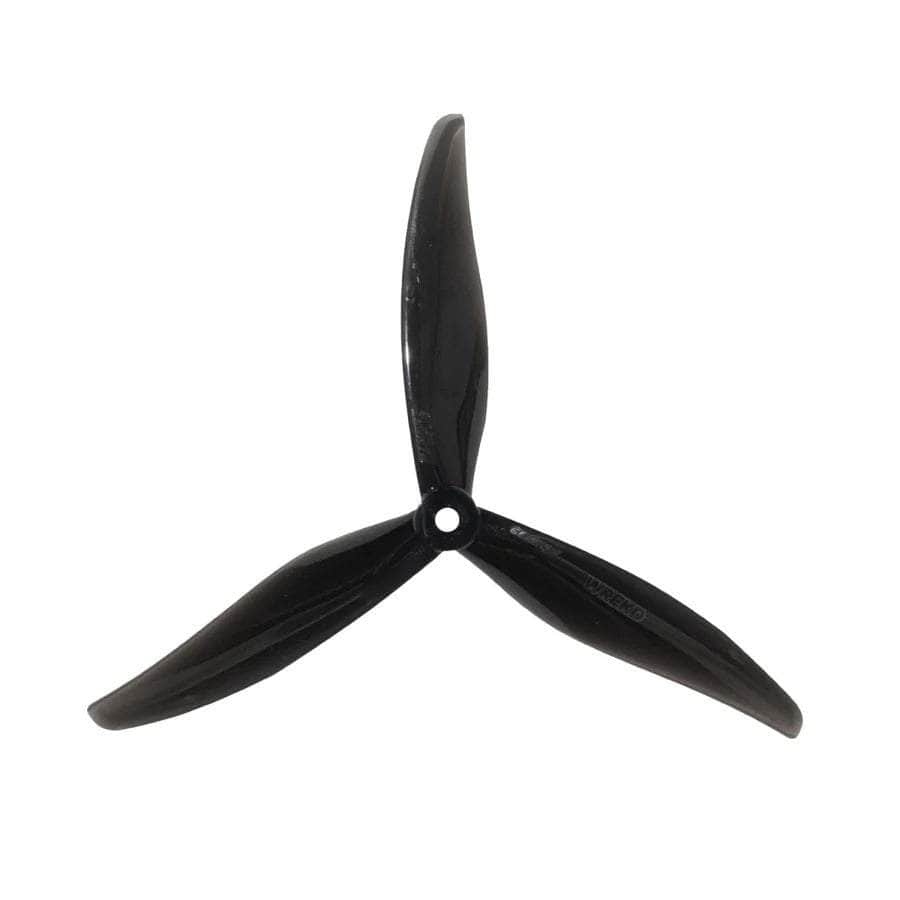 GEMFAN Prop Midnight Black Gemfan Hurricane 7043 Durable Tri-Blade 7" Prop 4 Pack - Choose Your color