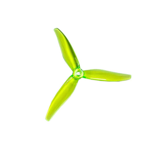 GEMFAN Prop Radioactive Yellow Gemfan MCK ReV3 51366-3 Durable Tri-Blade 5" Prop 4 Pack - Choose Your Color