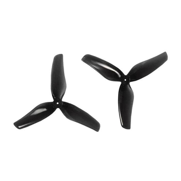 Gemfan Hurricane 2009 3-Blade Propeller (Set of 8) - 1mm Shaft - Clear Black