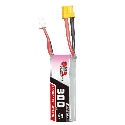 GNB Battery Gaoneng GNB 11.4V 3S 300mAh 80C LiHV Micro Battery - XT30