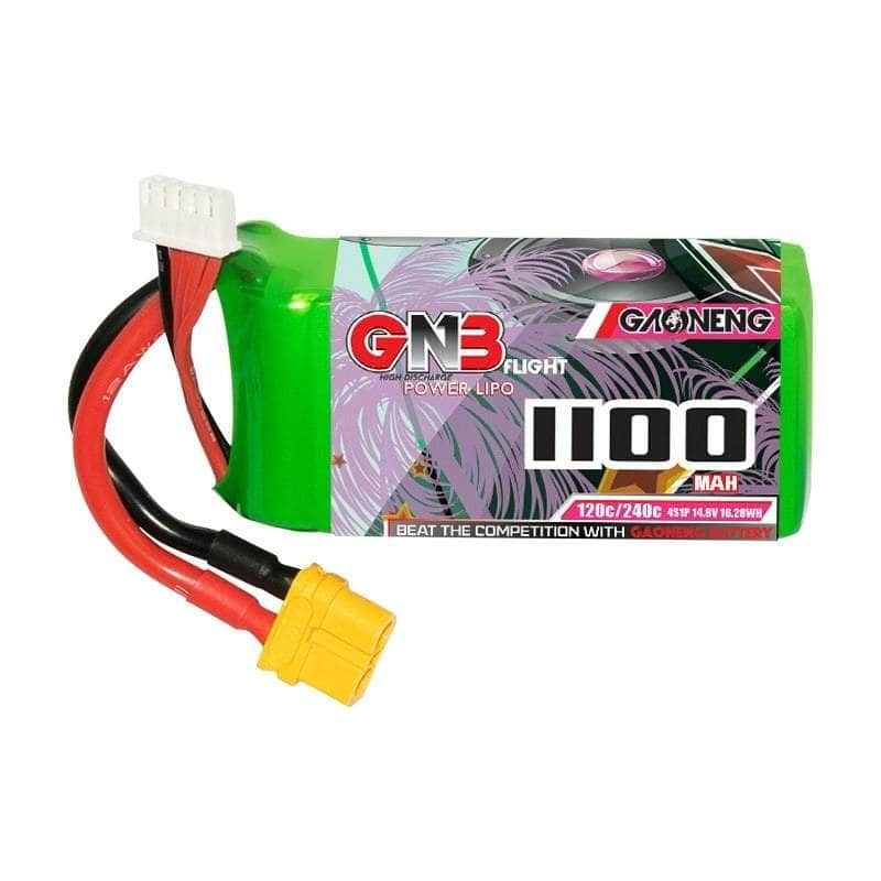 GNB Battery Gaoneng GNB 14.8V 4S 1100mAh 120C LiPo Battery - XT60