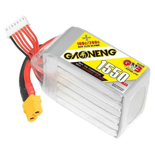 GNB Battery Gaoneng GNB 22.2V 6S 1550mAh 100C LiPo Battery - XT60