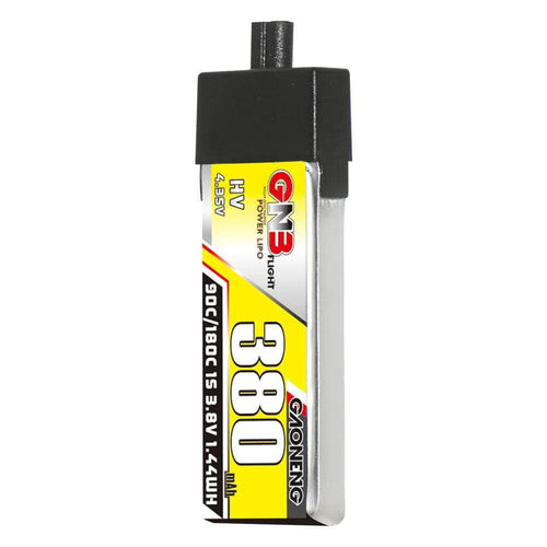 GNB Battery Gaoneng GNB 3.8V 1S 380mAh 90C LiHV Whoop/Micro Battery w/ Plastic Head - A30