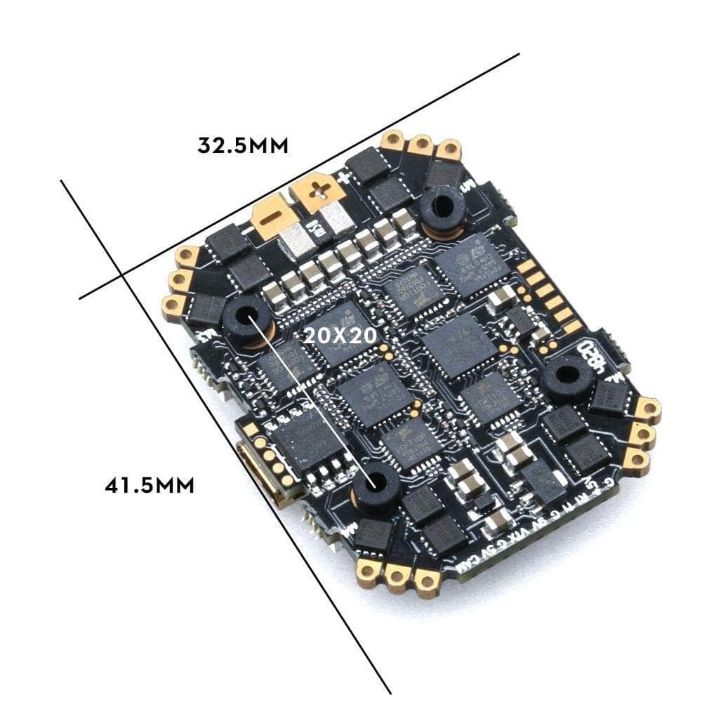 Flywoo GOKU GN F745 EVO HD 2-6S 20x20 AIO Flight Controller w/ 40A 32Bit 4in1 ESC