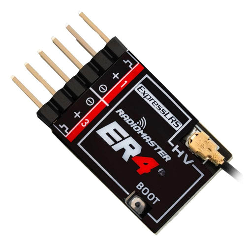 HOBBYPORTER RC RX RadioMaster ER4 2.4GHz 4Ch ELRS PWM Receiver