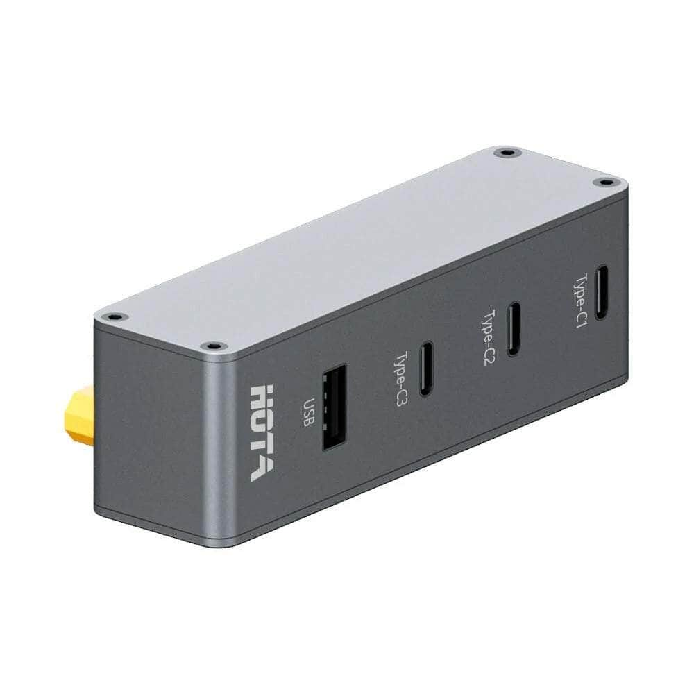 HOTA Charger HOTA P24 PD 248W USB Type-C Charger w/ 3-6S XT60 Input- Grey