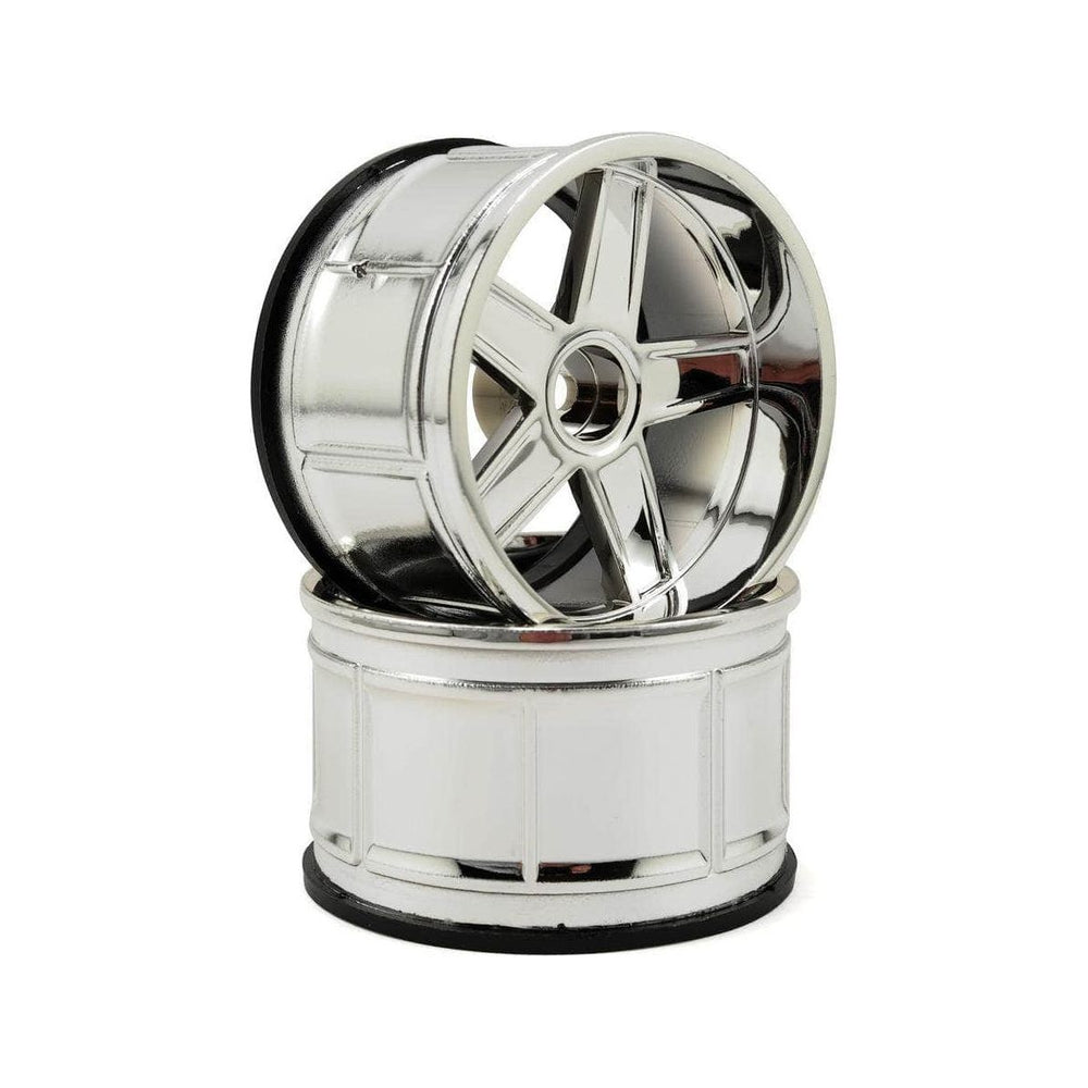 HPI33478, HPI 12mm Hex 35mm LP35 MF Type Wheel (2) (9mm Offset) (Chrome)