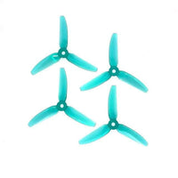 HQPROP Prop Light Turquoise HQ Prop Durable Prop 4X4.3X3 V1S Tri-Blade 4" Prop 4 Pack - Choose Your Color