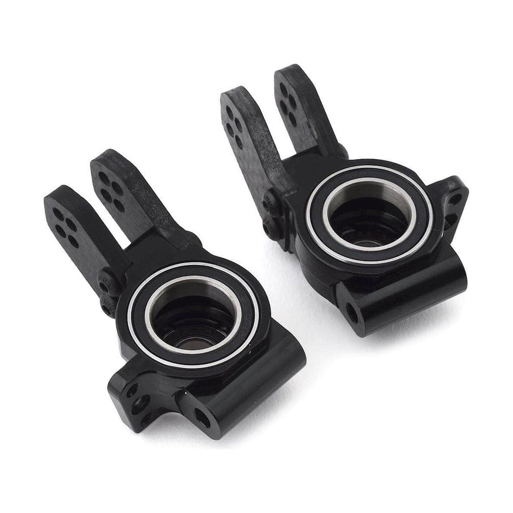 HRAAON22MA01, Hot Racing Arrma 6S Aluminum Rear Hubs w/Heavy Duty Bearings (Black) (2)