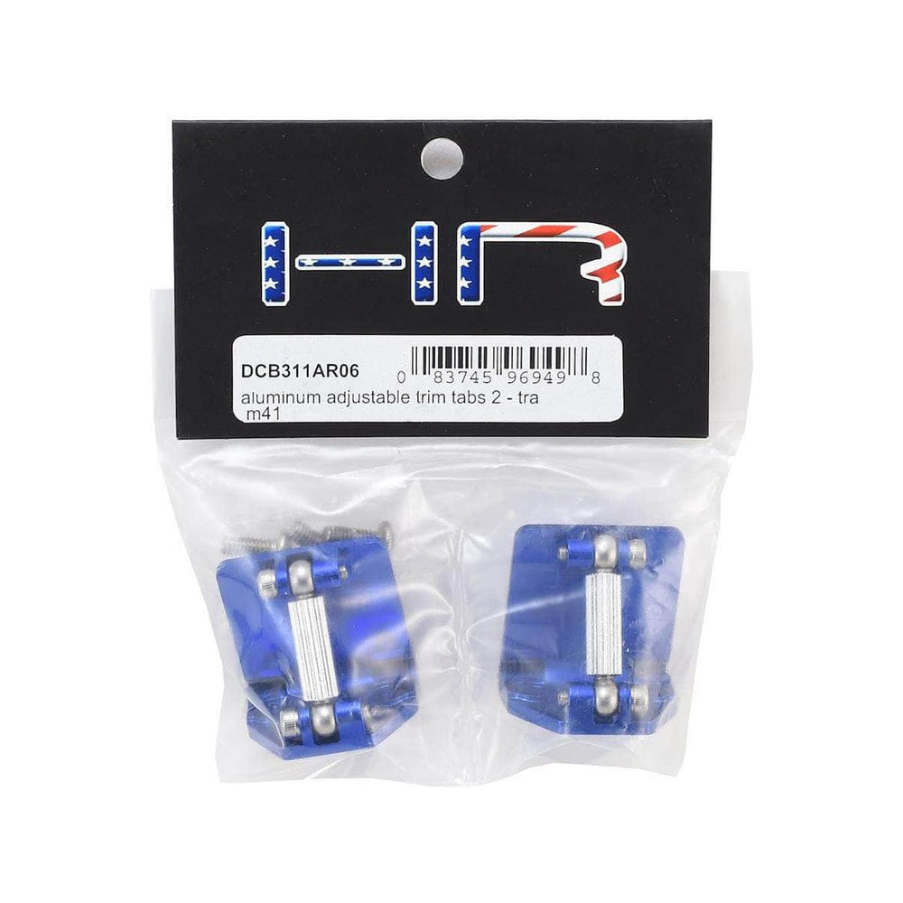 HRADCB311AR06, Hot Racing Traxxas M41 Aluminum Adjustable Trim Tabs (2)