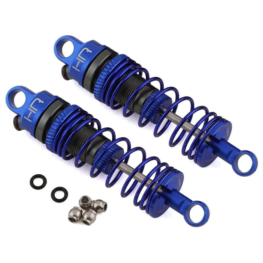 HRAMTT52DP01, Hot Racing Losi Mini-T 2.0 Aluminum Front Threaded Shock Set (2)