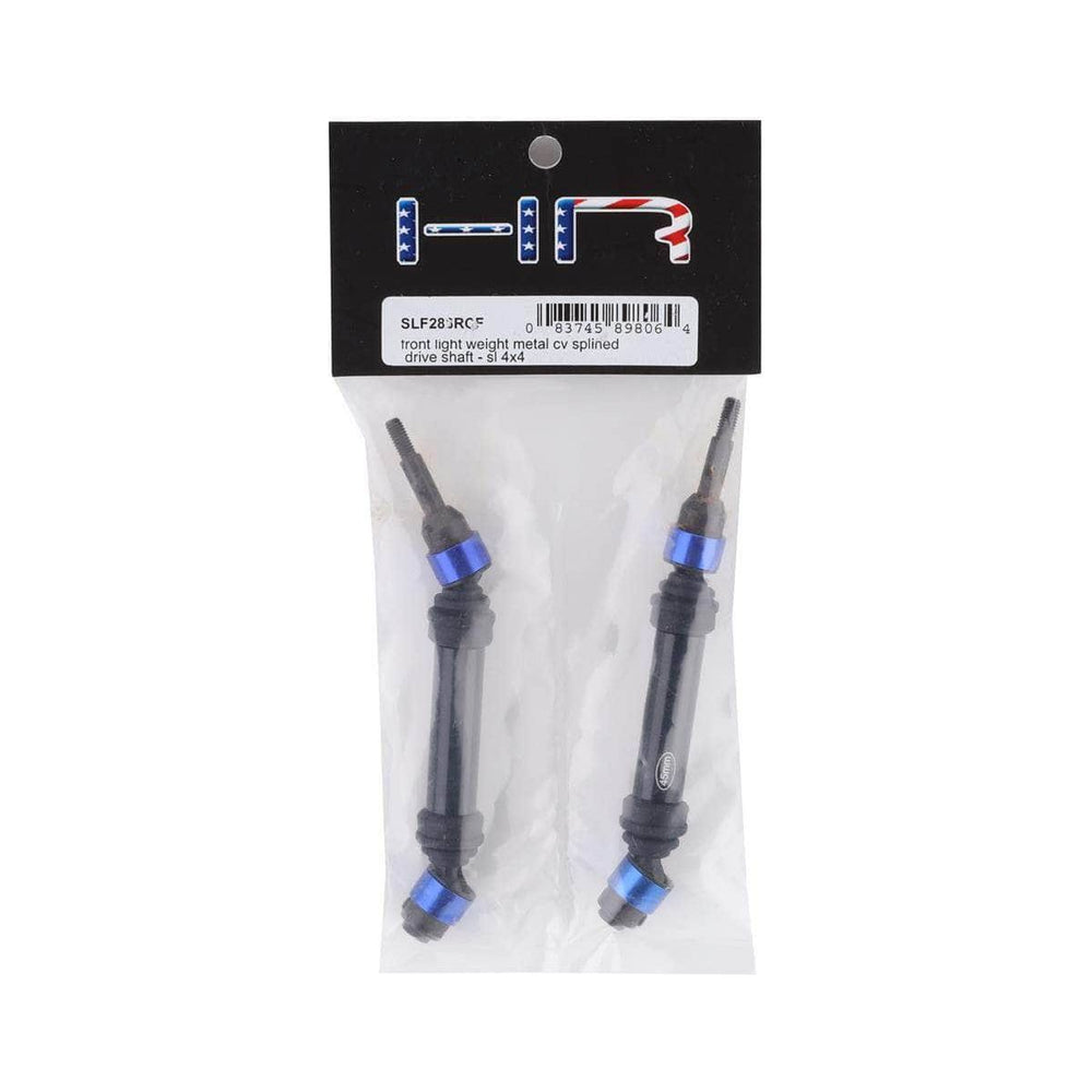 HRASLF288RCF, Hot Racing Traxxas Slash 4x4 Front Light Weight Metal CV Splined Drive Shaft