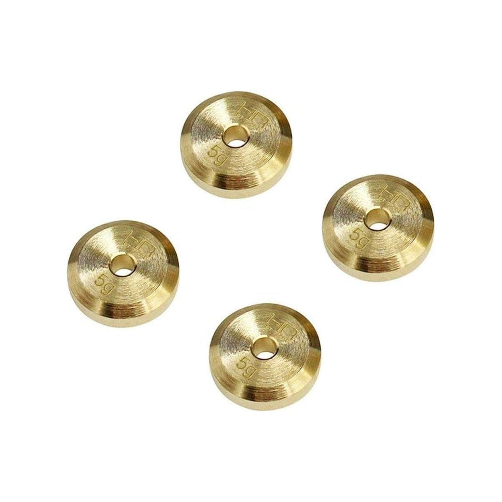 HRASXTF2604H, Hot Racing Axial SCX24 Brass Axle Weight (Use w/HRASXTF39W04)