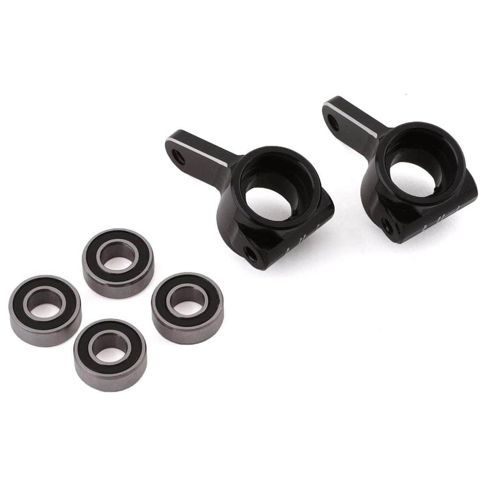 HRATE21X01, Hot Racing Traxxas Slash Aluminum Front Knuckle Set (Black)