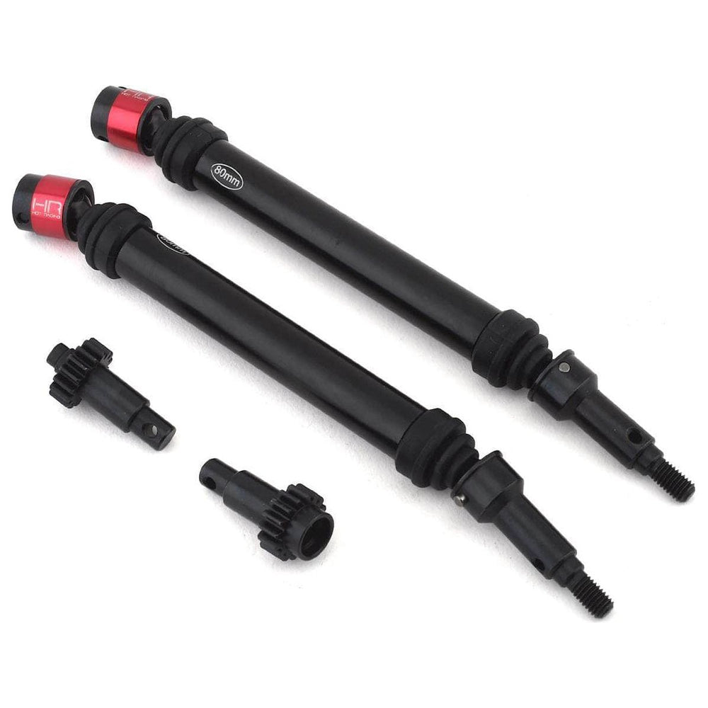 HRATFF288RC, Hot Racing Arrma 4S BLX Long CV Front/Rear Driveshafts (2)