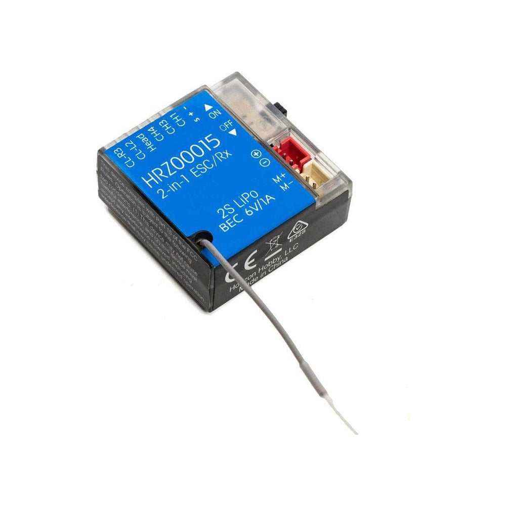 HRZ00015, Horizon EC2 1/24 2.4Ghz ESC/Receiver