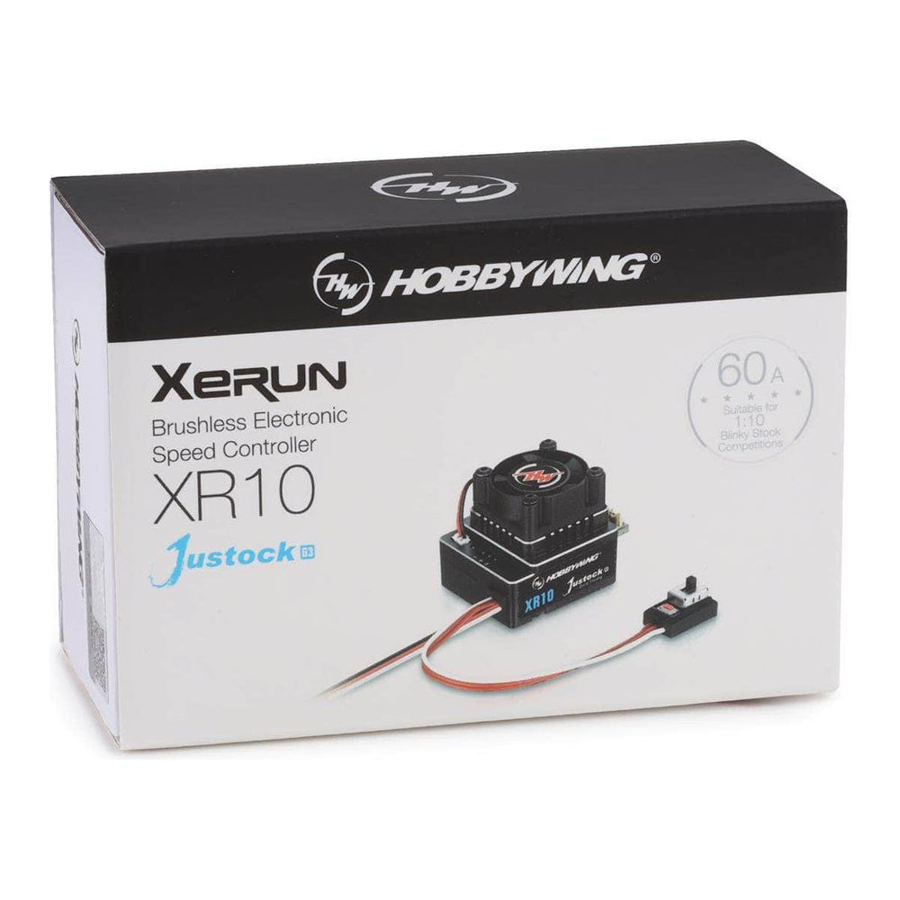 HWA30112003, Hobbywing Xerun XR10 Justock G3 1/10 Sensored Brushless ESC