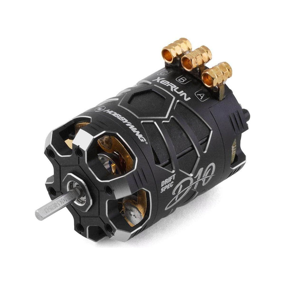 HWA30401134, Hobbywing Xerun D10 Drift Brushless Motor (10.5T) (Black)