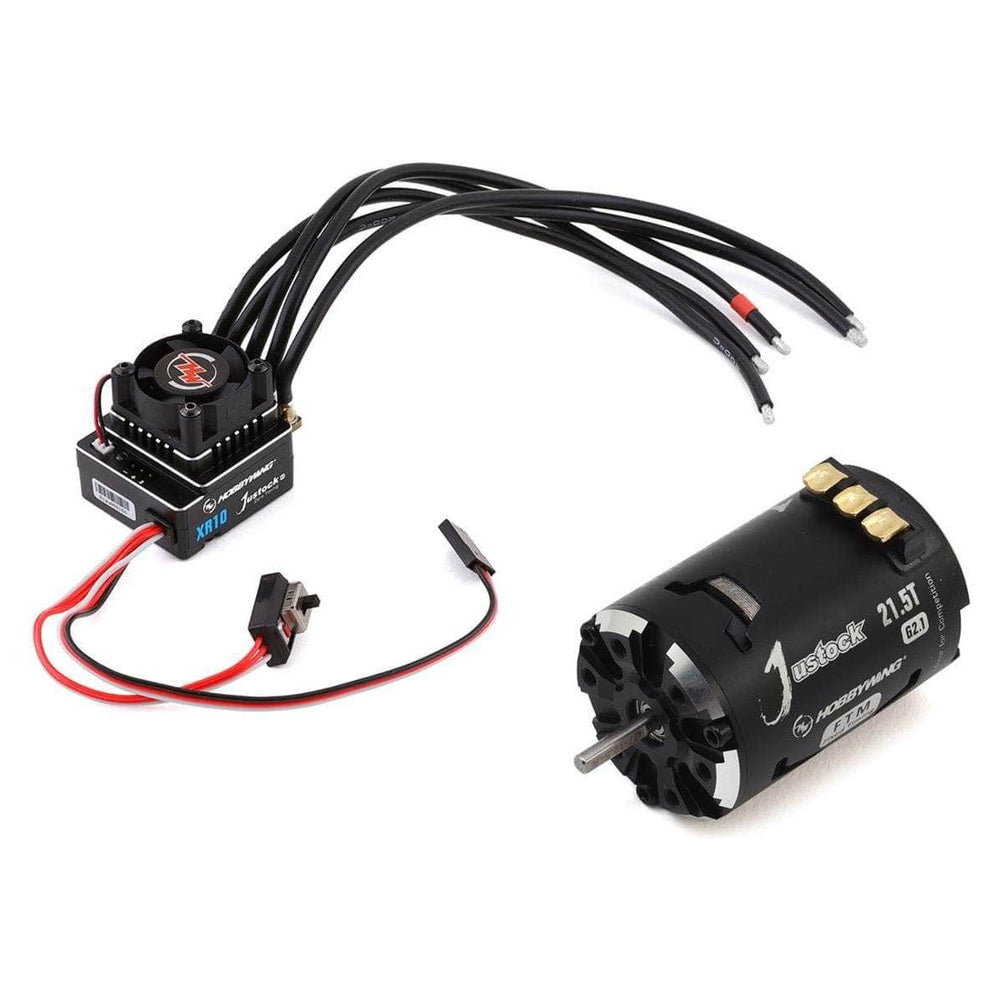 HWA38020322, Hobbywing XR10 Justock G3 Sensored Brushless ESC/SD G2.1 Motor Combo (21.5T)