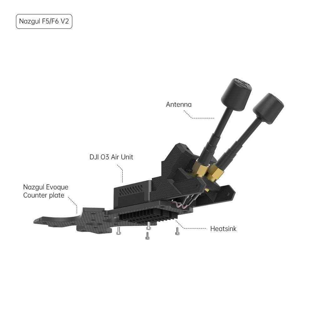 IFLIGHT Frame iFlight Nazgul Evoque F5X V2 HD O3 5" Freestyle Frame Kit w/ LED Side Plates